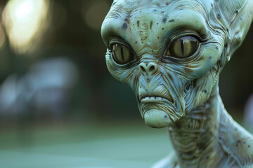 Portrait, creature or monster from a galaxy, universe or surreal cosmos generative AI design