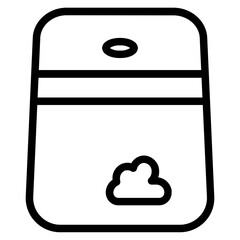 Travel View Window Line Icon