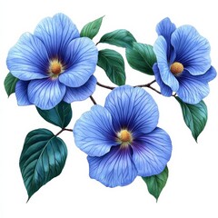 Wildflower orchids flower in a watercolor style isolated. , isolated on white background,  , copy space, copy space for text,