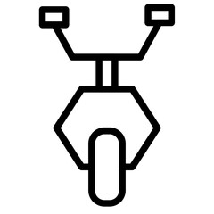 Cycle Vehicle Bike Line Icon