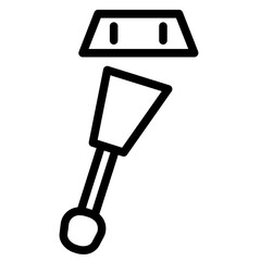 Kickstands Sport Tool Line Icon