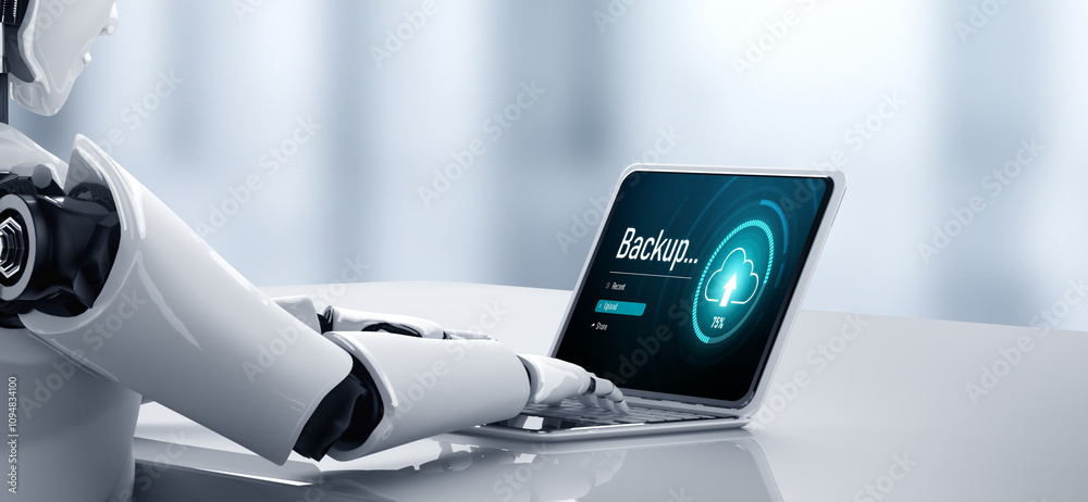 Poster backup storage data internet technology business concept. database storage cloud technology file dat