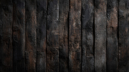 Fototapeta premium Grunge Dark Wood Plank Texture Background for Vintage Design