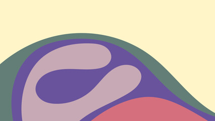 ABSTRACT BACKGROUND WITH HAND DRAWN SHAPES COLORFUL FLAT PASTEL DESIGN VECTOR TEMPLATE FOR WALLPAPER, COVER DESIGN