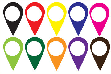 Location icon. Maps pin. Location pin. Pin icon vector. Location map icon