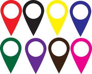 Location icon. Maps pin. Location pin. Pin icon vector. Location map icon