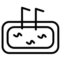 Bathing Hot Tub Line Icon