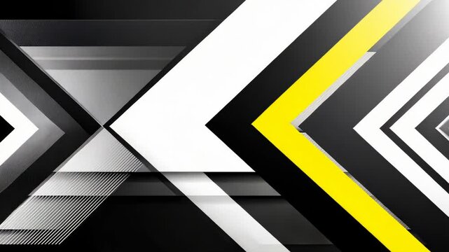 Caution Pattern Vector Illustration with Black and Yellow Stripes for Traffic Warning Design