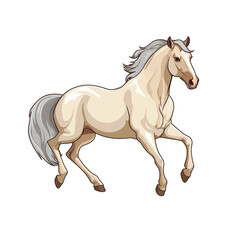 Obraz premium Stylized Horse Vector Illustration