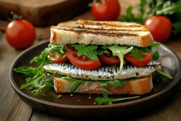 traditional sardine sandwich