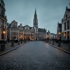 Fototapeta premium old town square
