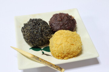 三色おはぎ