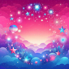 background with stars