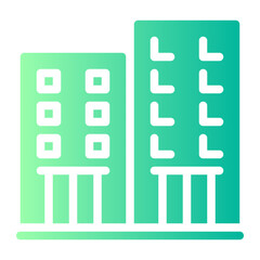 city gradient icon