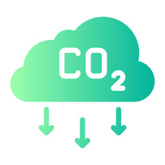 co2 gradient icon