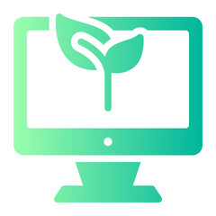computer gradient icon