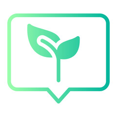 message gradient icon