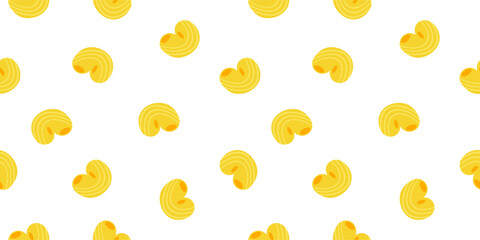 Macaroni Pasta Pattern background. Seamless Pattern Macaroni background. pasta pattern background. 