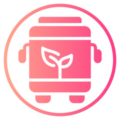 bus gradient icon