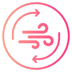 wind gradient icon