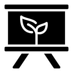 planning glyph icon