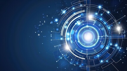 Fototapeta premium Digital Background Technology Process - A Captivating Display of Technological Wonders. The Intricate Steps and Digital Elements Involved in the Background Technology Process, Creating a Mesmerizing 