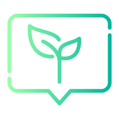 message gradient icon