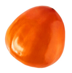 Fresh green rosemary herb falling in the air isolates on yellow background