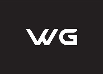 WG letter logo and initial logo design