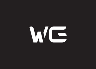 WG letter logo and initial logo design