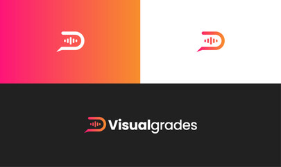 Creative Voice Chat Logo and Virtual Assistant Logo Design that stands out with modern elements, perfect for brands in the tech, AI, and digital services industries, virtual assistant brand