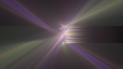 Sfondo scuro con fasci di luce colorati © Luciano Pierantoni