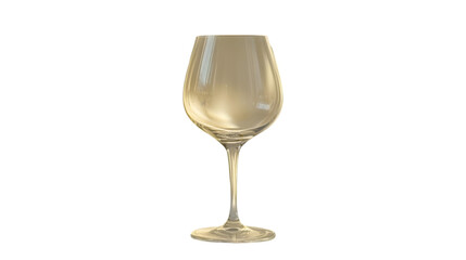 Empty Wine Glass on Black Background - Still Life Photography