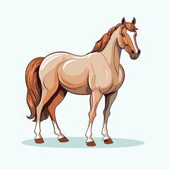 Obraz premium Dynamic Horse Head Vector Illustration for Branding