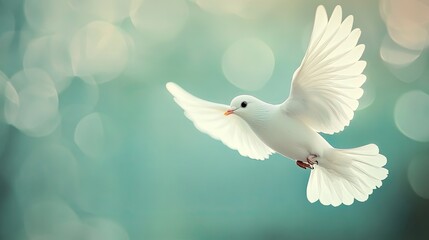Fototapeta premium A Beautiful Bird Was Flying In The Air, Generative AI