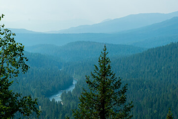 River in the valley, Clearwater