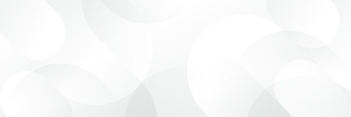 Abstract white Geometric banner design background.