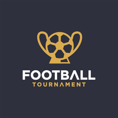 Football league Logo Design, football sports league match.