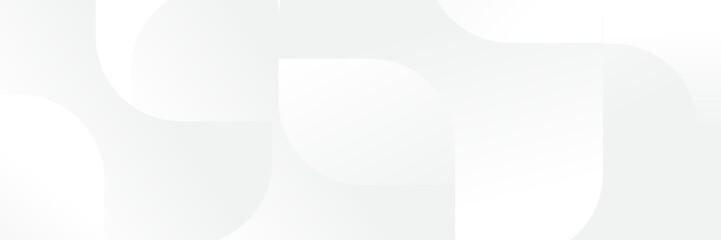 Abstract white Geometric banner design background.