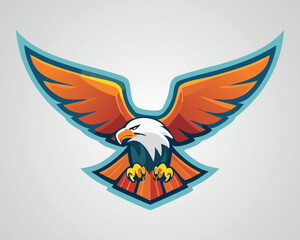 Eagle Logo Design - Powerful Bird Illustration