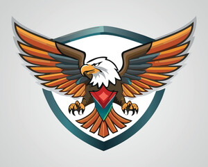 Eagle Logo Design - Powerful Bird Illustration