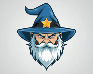 Wizard Logo Design - Magical Character Illustration