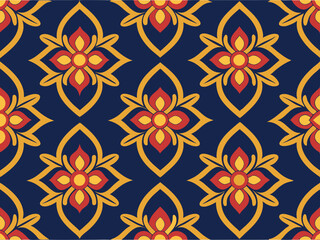 seamless pattern with flowers