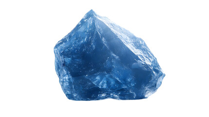 Blue Ice Crystal Realistic Image