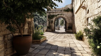 Fototapeta premium The gates of old buildings 7