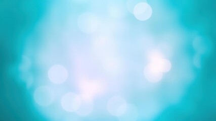 Fototapeta premium Iridescent hues on a teal background, teal light, glowing, otherworldly