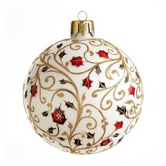 golden christmas ball