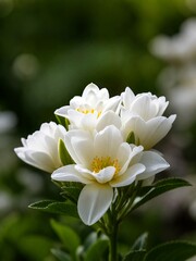 Obraz premium white jasmine flower
