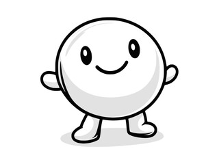 Cute Cartoon Character - Vector Illustration