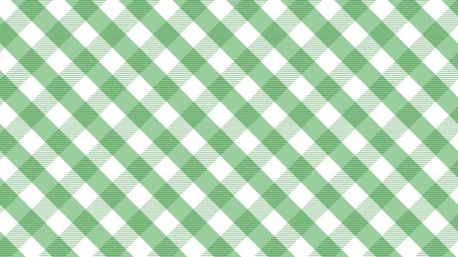 ループするチェック柄の背景素材,緑